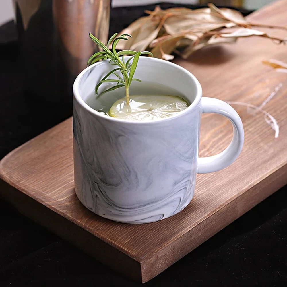 Marbling креативная керамическая кружка простая Рождественская Подарочная молочный
