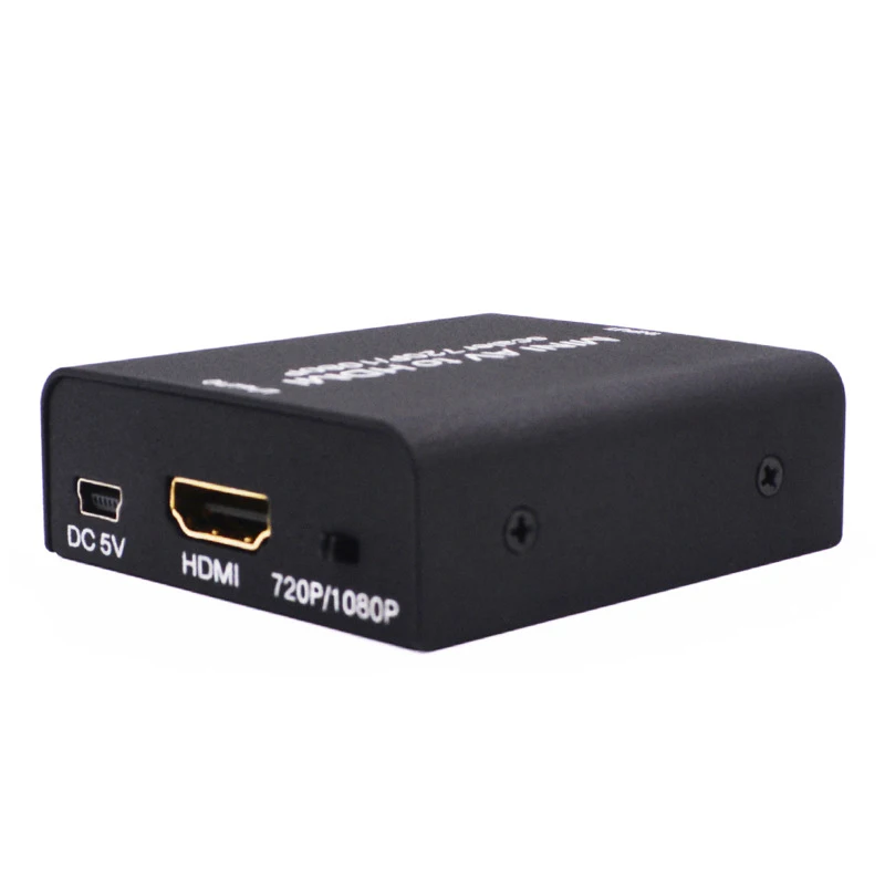 Оригинальный Композитный RCA AV HDMI cvbs к адаптер Поддержка HD 720 P 1080 видео из в Мини av2