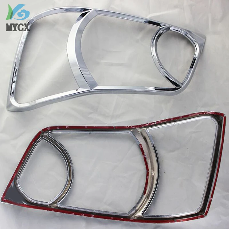 Для Toyota Highlander Kluger 2003 2004-2006 2007 ABS головной светильник крышка лампы Отделка Рамка протектор стикер аксессуары для автомобиля