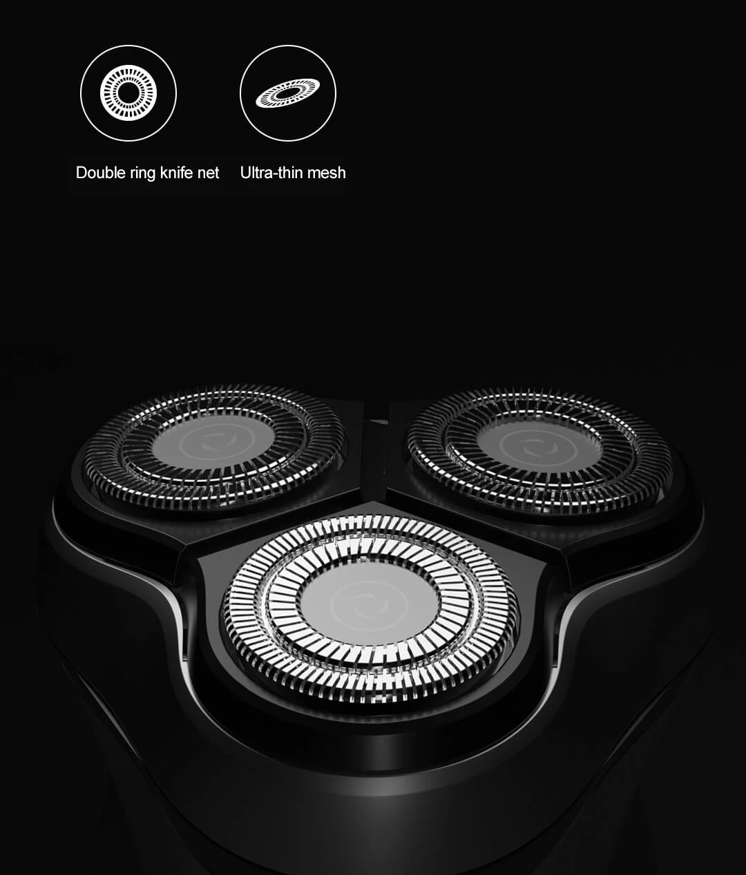 Xiaomi Новинка Enchen BlackStone 3D электробритва Мужская моющаяся перезаряжаемая машинка для бритья бороды type-C