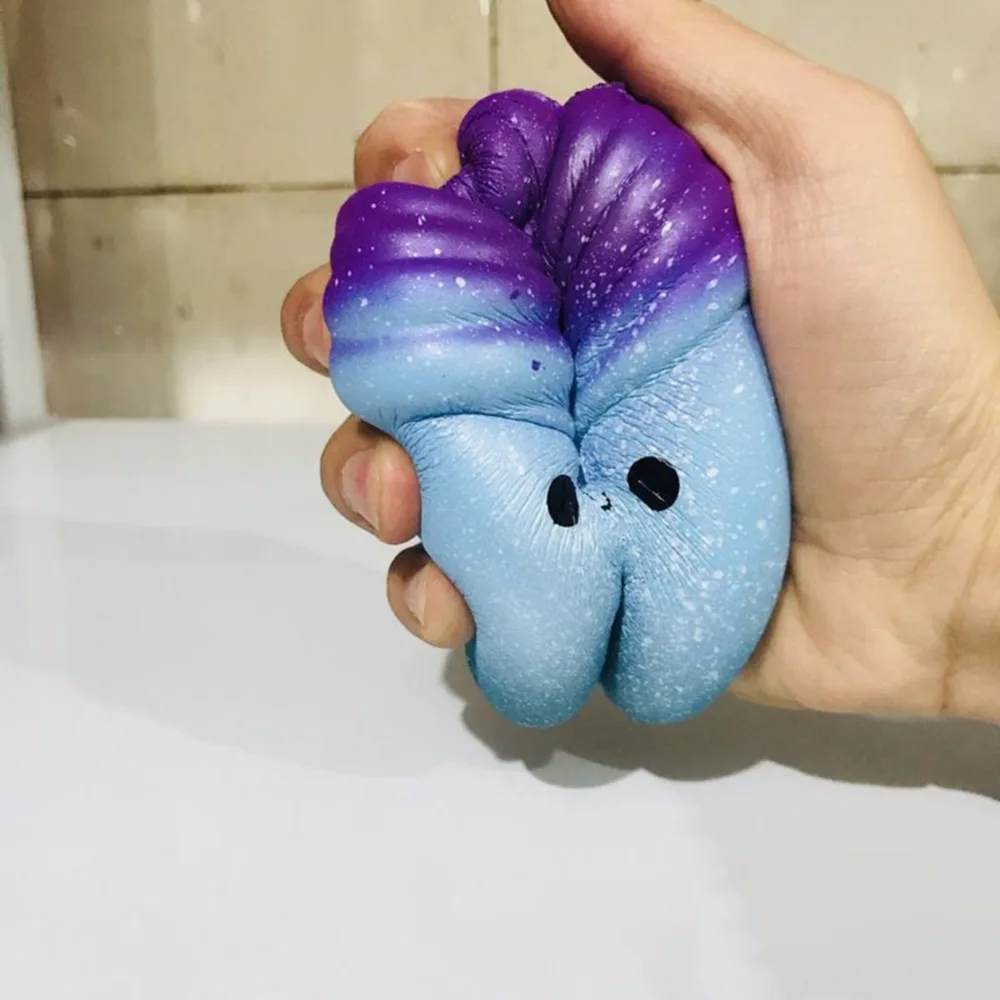 Jumbo поддельные милые Звездные Синие зубы украшения Squeeze осыпаются Fusion Kawai