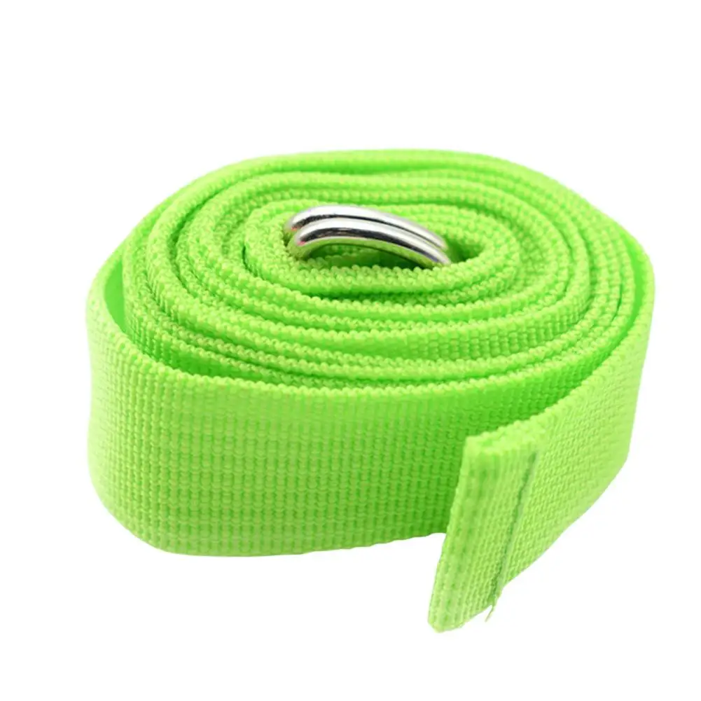 Спортивный эластичный ремень для йоги с d образным кольцом регулируемый пояс