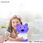 Светодиодный ночник Fox с сенсорным управлением, приглушаемый силиконовый светильник с таймером и сенсорным управлением, 9 цветов, USB, рождественский подарок для детей и малышей