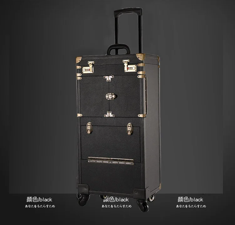 CARRYLOVE, частный ретро чемодан на заказ, профессиональная косметичка для макияжа, женская брендовая дорожная сумка