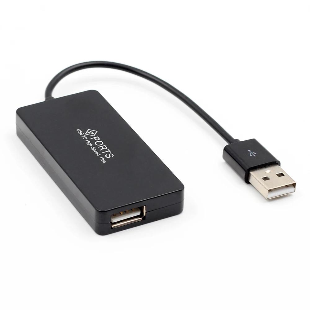 GOOJODOQ 4 порта USB 2 0 концентратор сплиттер кабель адаптер для ноутбука ПК Macbook тонкий