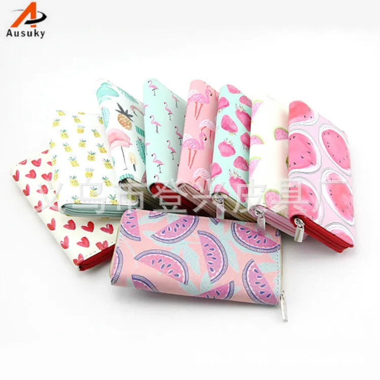 Модные женские кошельки-органайзеры с разными узорами Длинный кошелек из