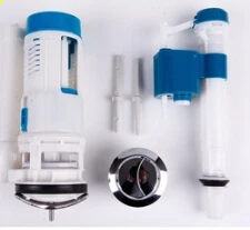 Пластиковая кнопка для туалета сливной клапан впускной полный комплект фитинги