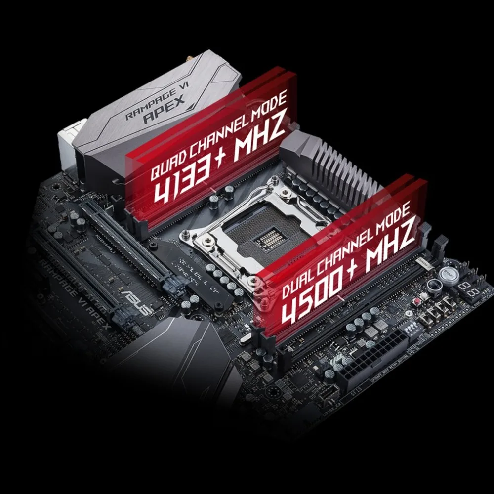 ROG RAMPAGE VI APEX X299 материнская плата LGA2066 DDR4 поддержка памяти M.2 SSD с бортовым AC Wi-Fi и USB 3,1