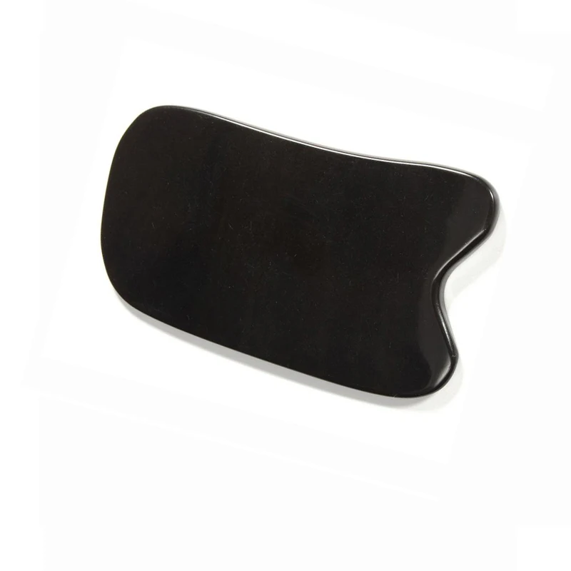Natural Buffalo horn SPA Scraping Plate Body Massager Chinese Traditional Acupuncture Massage Face Body GuaSha Board Therapy
