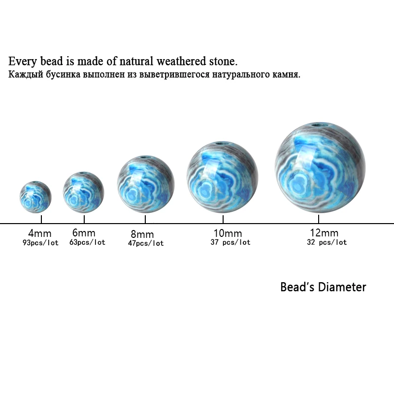 

Gorgeous Blue Stripe Agate Beads Bracelet Stone Round Loose Beaded Onyx 6-10mm Bead for Muslim Prayer Accessories Jewelry Making