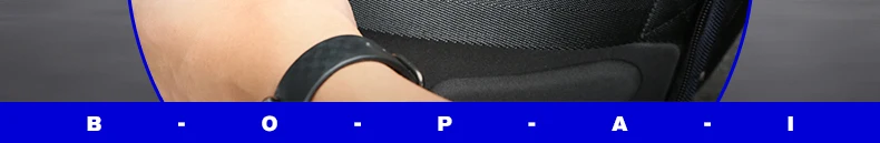 BOPAI, многофункциональные мужские рюкзаки для ноутбука 17 дюймов с USB зарядкой, модные мужские рюкзаки для подростков, черный рюкзак для путешествий, анти вор