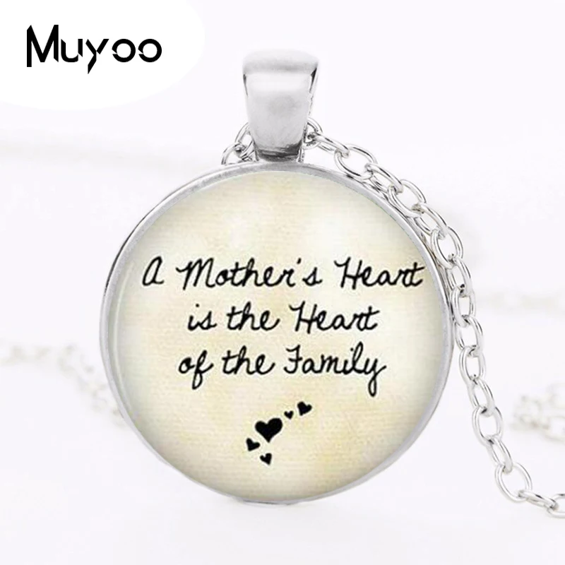 Ожерелье на День Матери сердце матери это семьи подарок для день ожерелье чокер