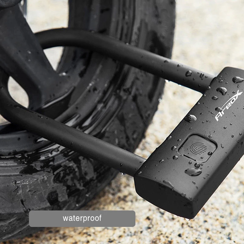 XIAOMI MIJIA AreoX u образный замок U8 Smart считыватель отпечатков пальцев портативный