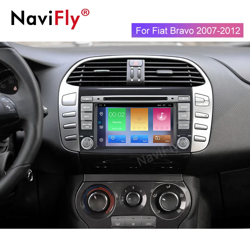 Новинка! Автомобильный мультимедийный плеер Android 9 1 для Fiat/Bravo 2007-2012 радио am fm Wifi usb