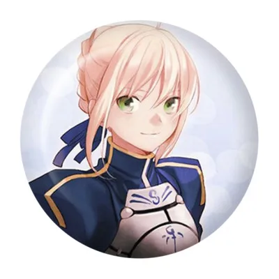 58 мм анимация Fate/stay night Archer Saber милые девушки Кастер значки на рюкзак булавка брошь