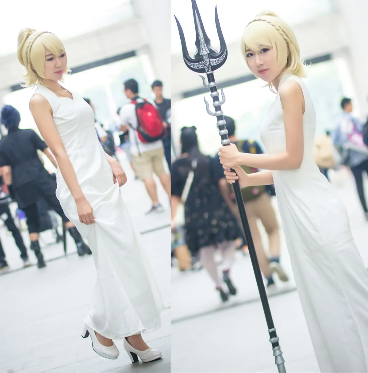Костюм для косплея вечеринки XV Lunafreya Nox Fleuret официальное платье карнавала