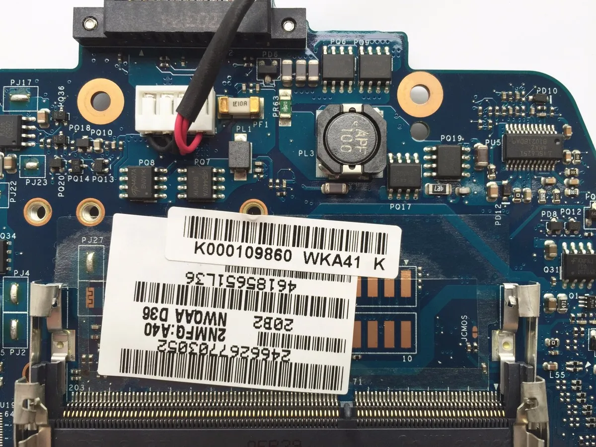 Высококачественная материнская плата K000109860 для ноутбука Toshiba Satellite A665 NWQAA LA-6062P