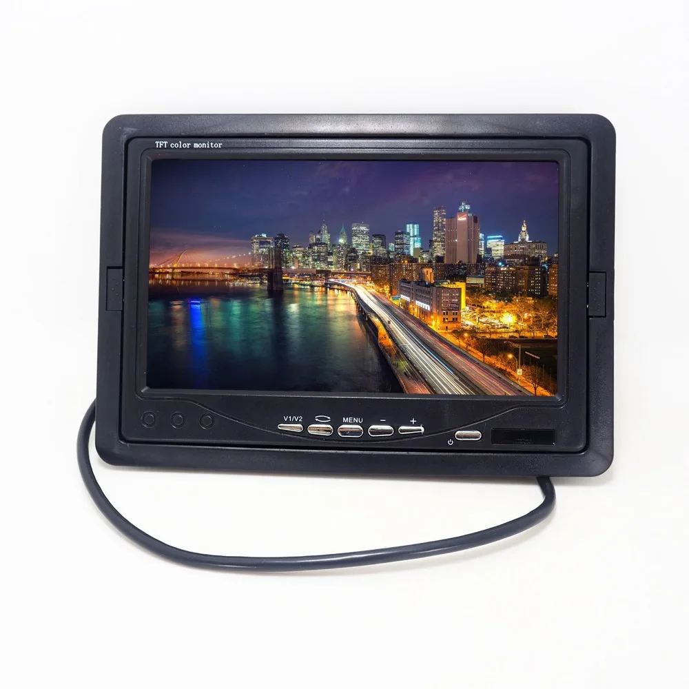 T350 автомобильный монитор DVR камера для заднего вида камера заднего вида TFT lcd дисплей HD цифровой цветной мини 2Ch DVR камера для автобуса автомобиля