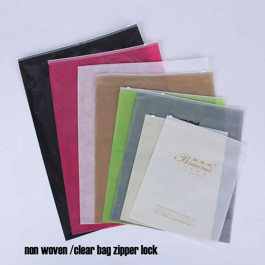 50 шт./партия-15/20/30/45 см все sizes-6colors нетканый ziplock Подарочная одежда для упаковки одежды дорожные сумки для хранения взять