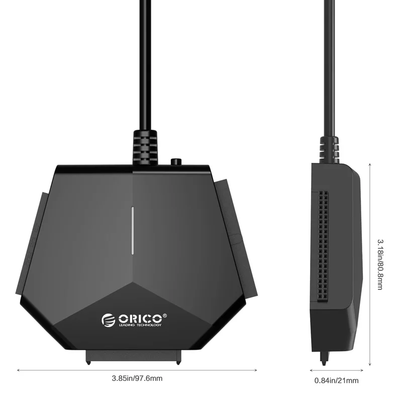 ORICO U3TIS SATA USB 3 0 Поддержка 2 5/3 5 дюймов IDE/SATA CD ROM DVD высокоскоростной 12V Мощность