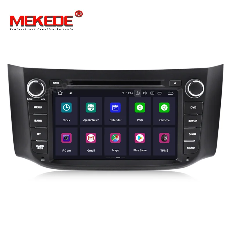 Android 9,0 автомобильный dvd-плеер для Nissan Sylphy B17 Sentra 12 2013 Авто gps navi Стерео Dvr магнитофон