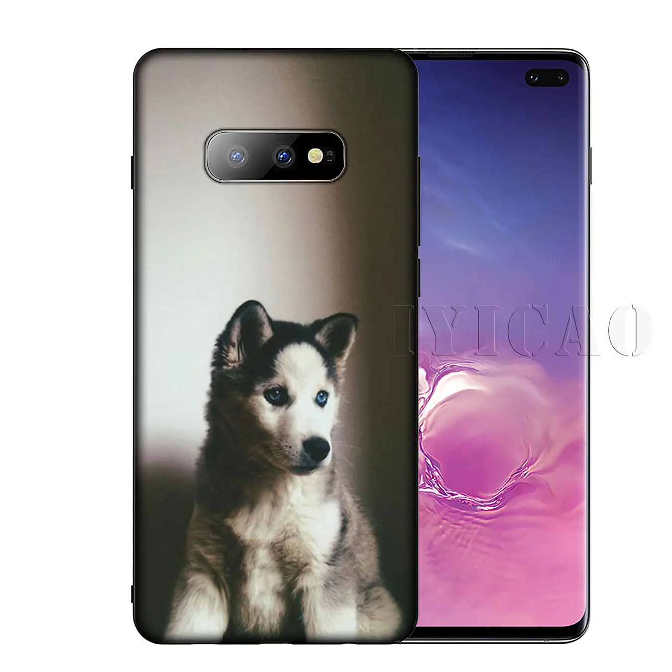 IYICAO Husky Dog милый мягкий силиконовый чехол для телефона Samsung Galaxy S20 Ultra S10 Lite S9 S8 Plus S6 S7
