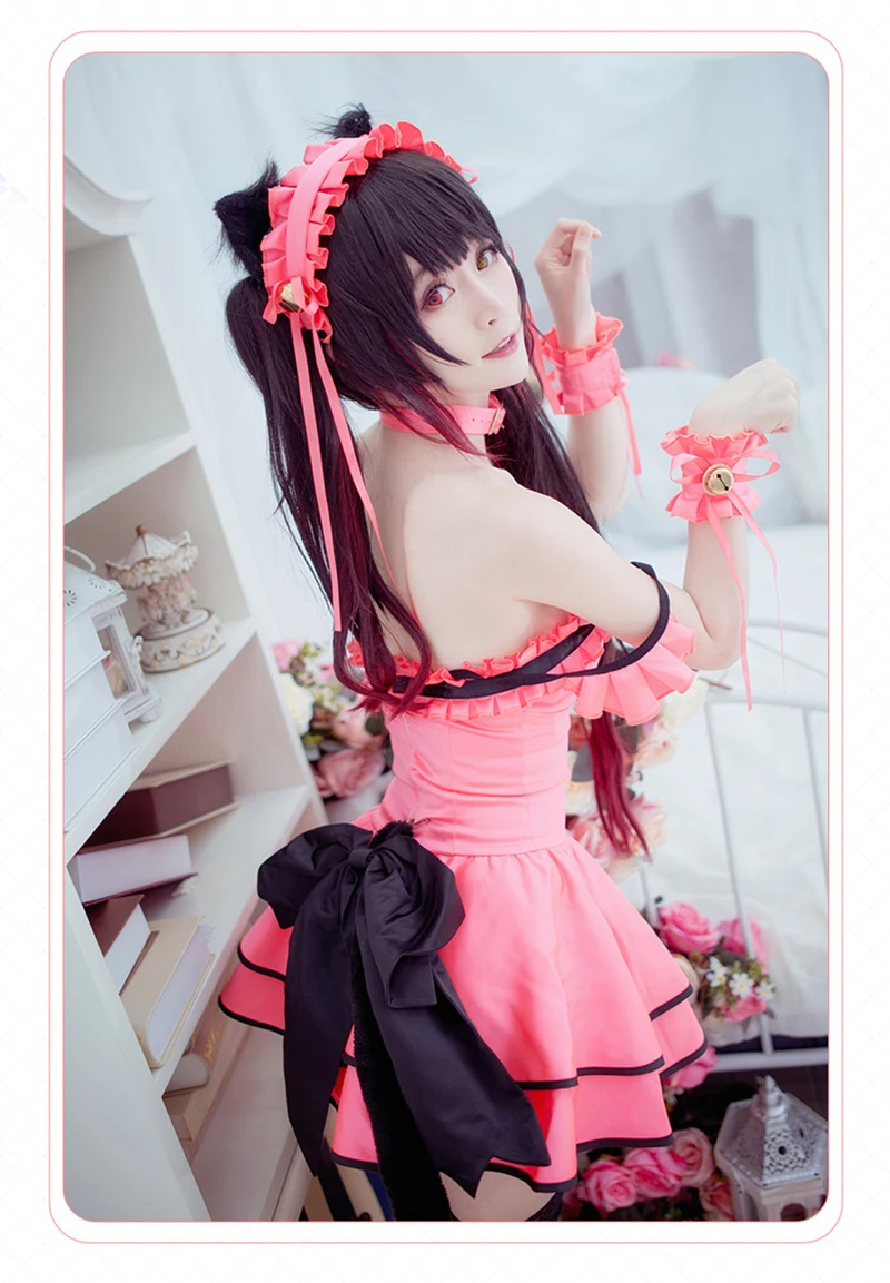 Костюм для косплея токисаки Куруми из аниме свидание и прямая трансляция женский