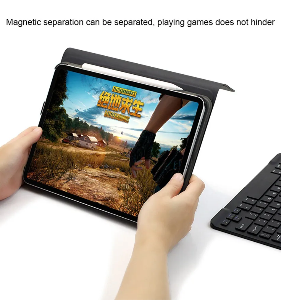 WOWCASE клавиатура для iPad Pro 11 чехол Магнетическое умное Беспроводной Bluetooth клавиатура для iPad 11/12. 9/9. 7 дюймов чехол s Беспроводной клавиатура