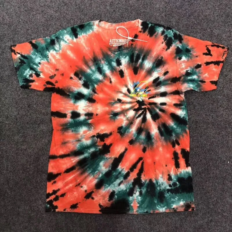 Футболка ASTROWORLD с тревисом Скоттом футболка принтом Тревиса Скотта Канье из