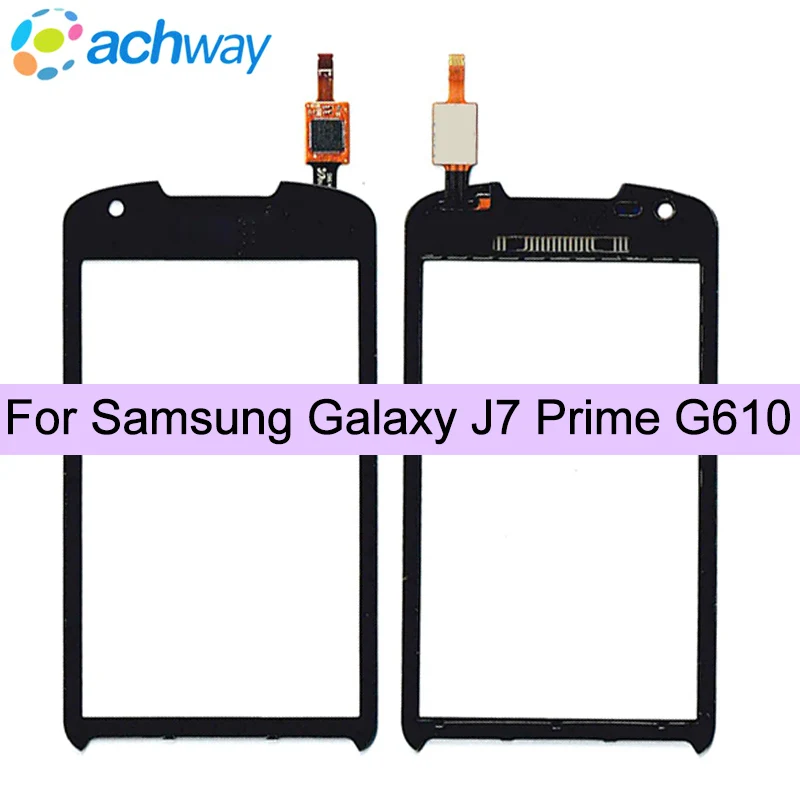 

Tested New Working Touch Screen Digitizer Glass Lens 5.5" For Samsung Galaxy J7 Prime G610 Touch Glass Front glass