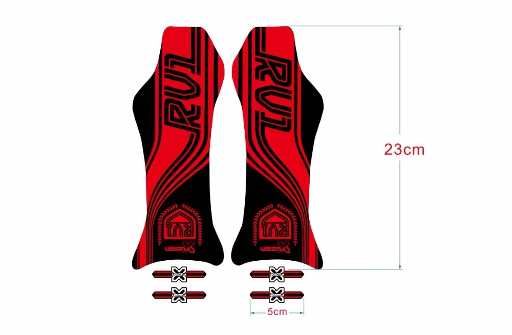 

Mountain bike fork sticker MTB X-fusion RV1 stickers bike fork decals safety waterproof fork stickers