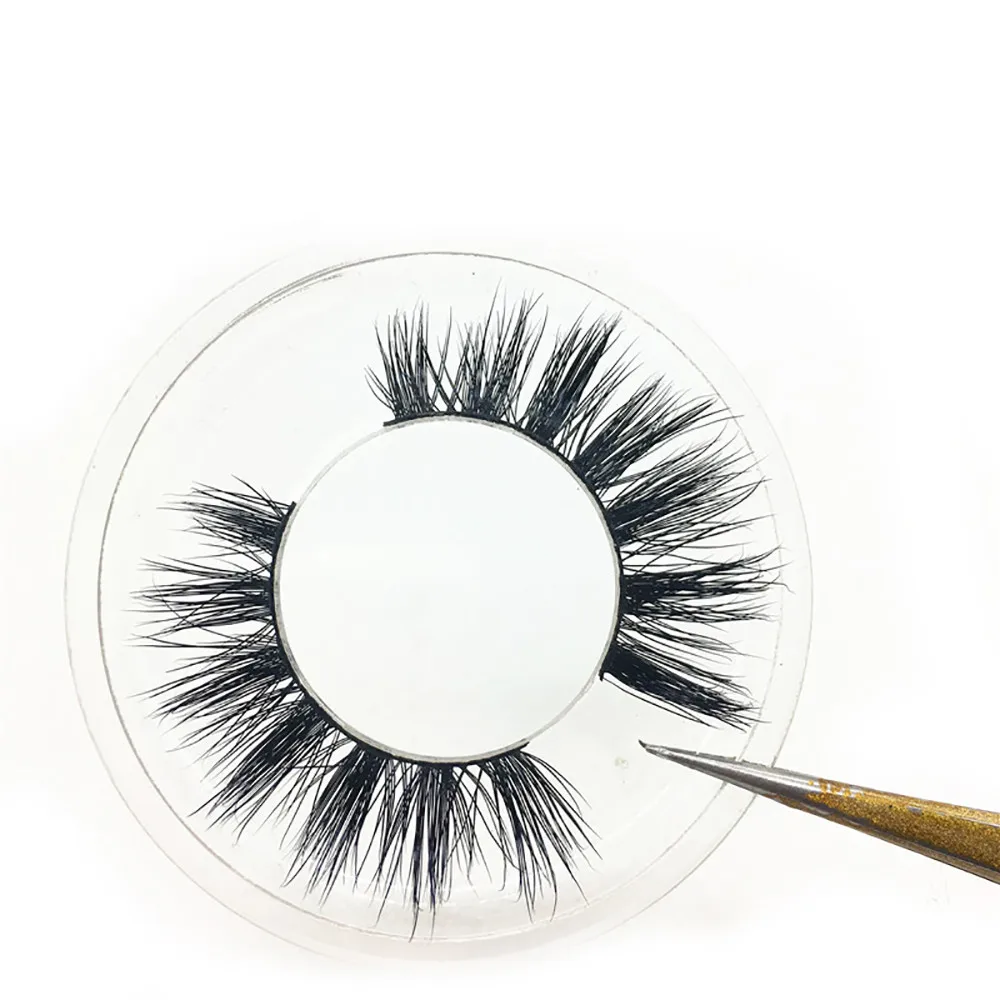 Ручная работа 1 пара 3D Искусственные меховые накладные ресницы натуральные