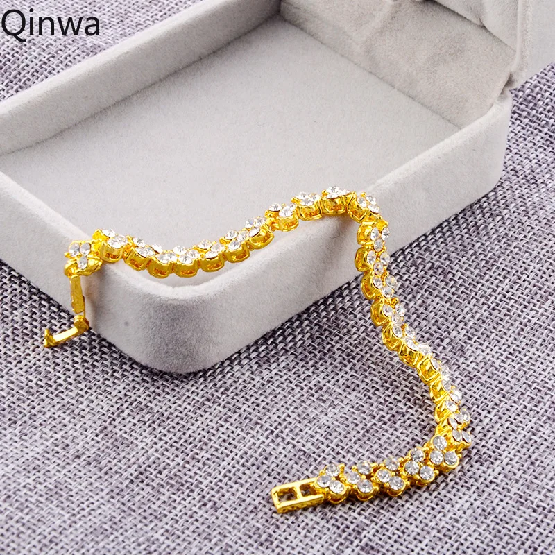 2019 новый изысканный роскошный браслет с кристаллами для женщин свадебный