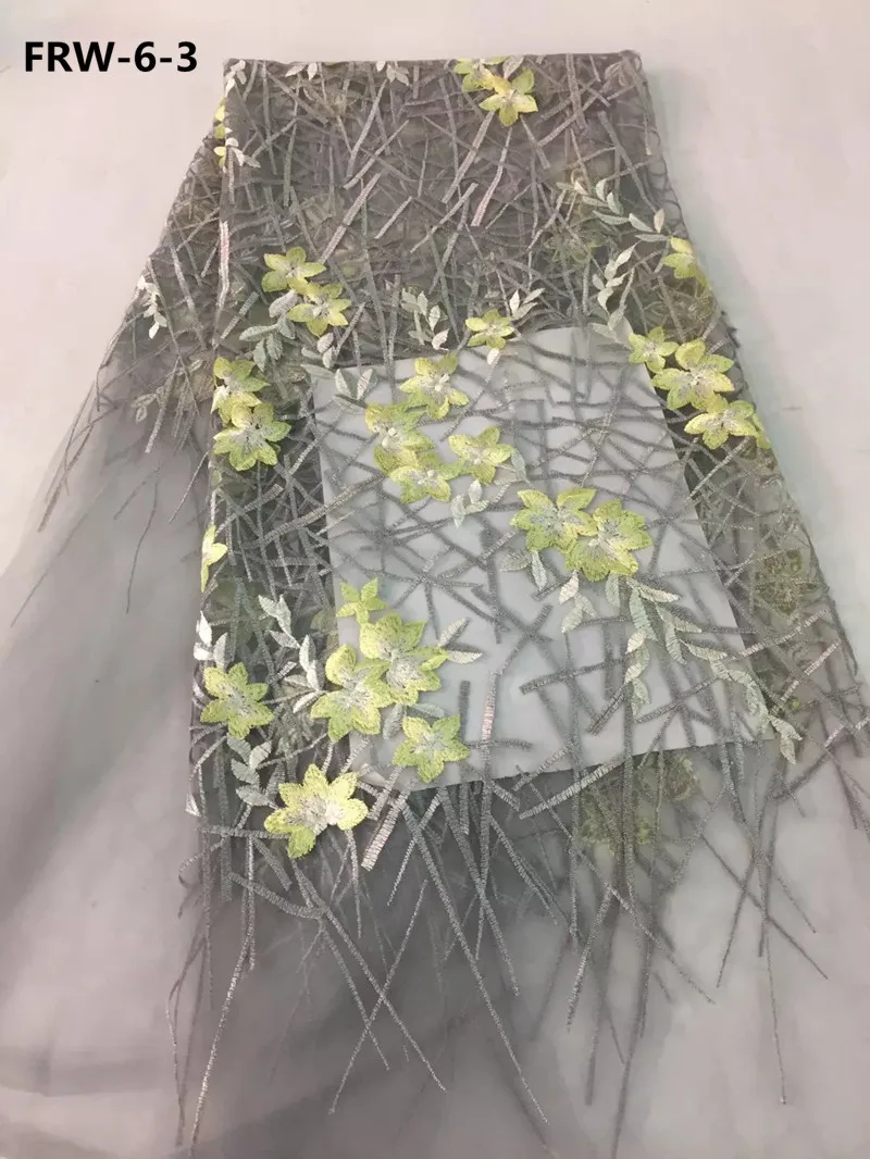 Популярная африканская французская кружевная ткань красивый цветочный узор