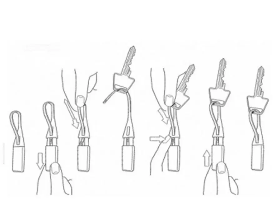SUSENSTONE Новинка высокое качество меню Дании металлический титановый брелок для