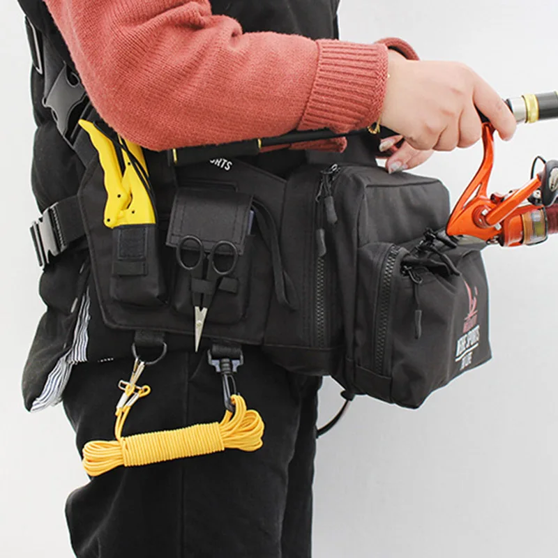 Многофункциональная поясная сумка для приманки водонепроницаемая на плечо