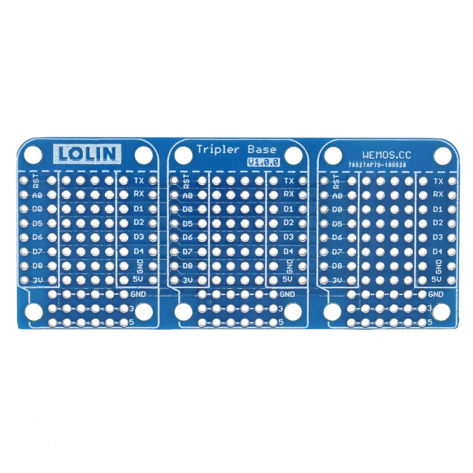 Основание Tripler V1.0.0 для LOLIN (WEMOS) D1 mini|d1 mini|wemos d1 miniwemos |