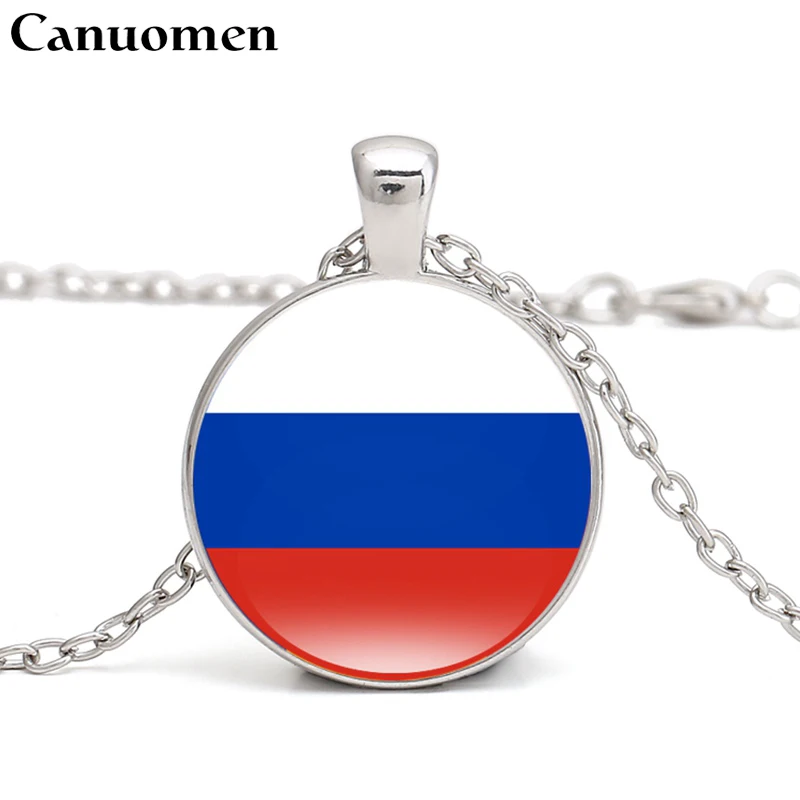 Canuomen российский кулон в форме флага ожерелье Восточная Европа страна Эстония