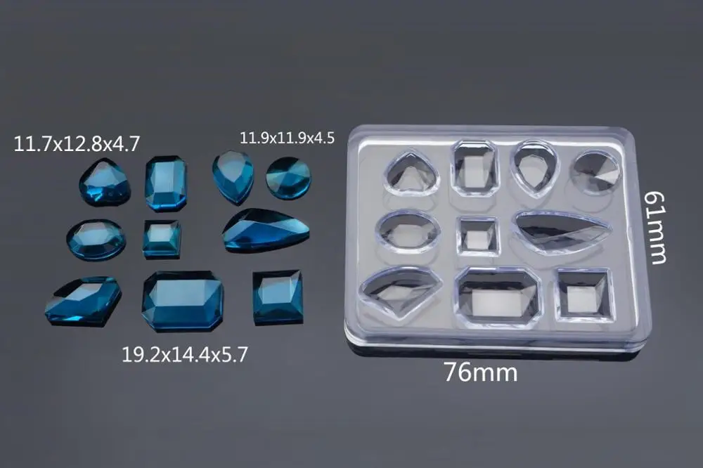 12 видов конструкций силиконовая форма для кабошонов ожерелье кулон Смола