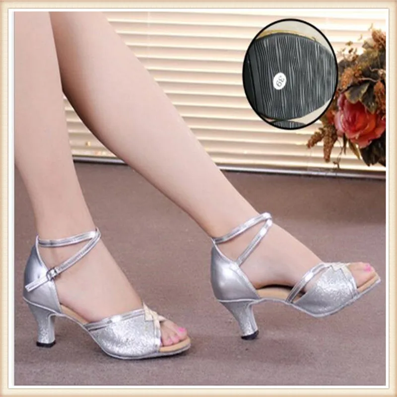 Туфли-лодочки женские на высоком каблуке золотистые/Серебристые свадебные туфли