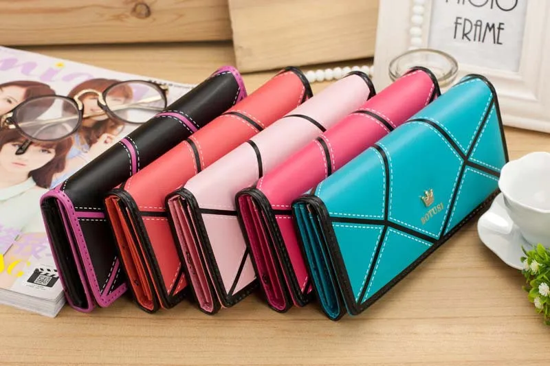 New Promotion women wallets crown mutil-color brand design high quality ladies cluth purse money card holder free shipping | Багаж и сумки