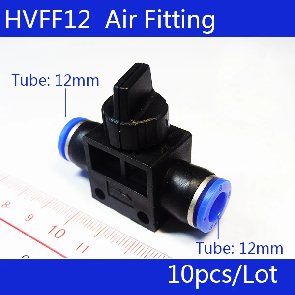 

Высокое качество HVFF12 10 шт пневматический клапан управления потоком; Шланг для шланга; 12 мм трубка * 12 мм трубка; Все размеры доступны
