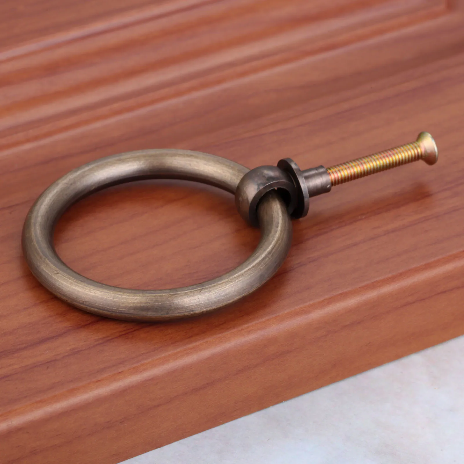 1 шт. ручка ящика из чистой меди круглой формы в китайском стиле старинная мебель