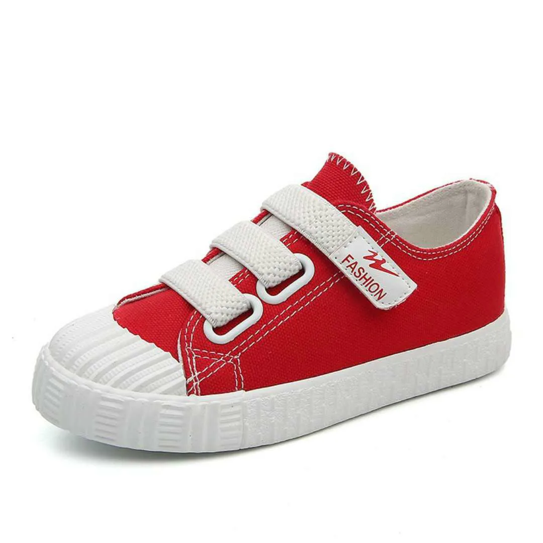 Детская обувь для мальчиков и девочек парусиновая дышащая ткань Новинка 2017 года