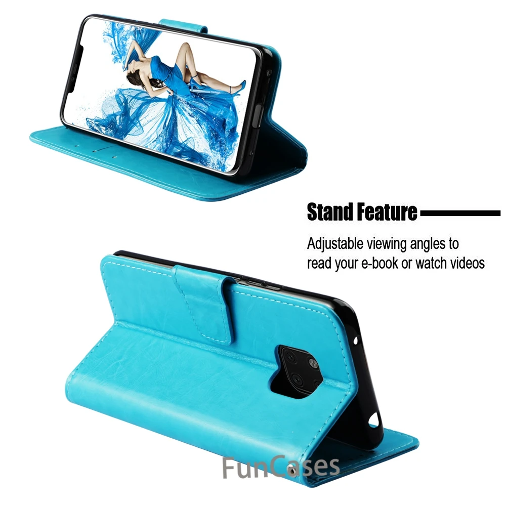 For Huawei Mate 20 Pro Phone Wallet Case Flip Leather Fashion PU With Card Pocket Cover Eiffel Tower | Мобильные телефоны и