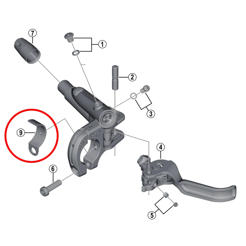 SHIMANO горные велосипеды m6000 slx m7000 DEORE XT m8000 XTR m9000 m9020 рычаг дискового тормоза запчасти BL адаптер