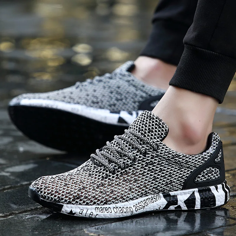 Модные кроссовки Дизайнерские мужские мужская повседневная обувь на шнуровке