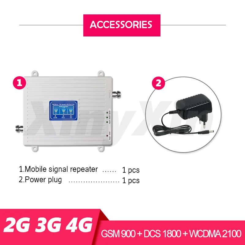 Усилитель сотового сигнала 2G 3G 4G GSM 900 DCS LTE 1800 WCDMA 2100|Усилители сигнала| |