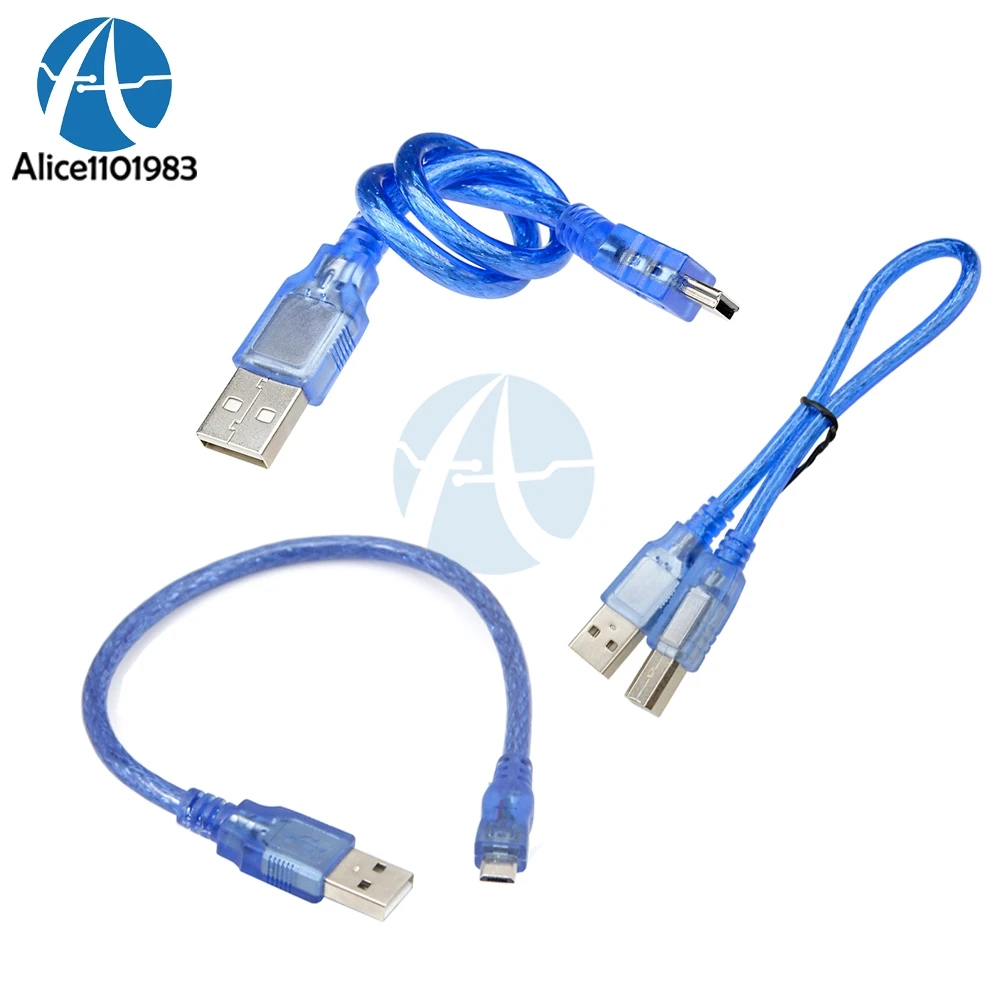 Высокая скорость 30 см USB 2 0 папа мини микро B 5pin мужской ПК кабель для зарядки