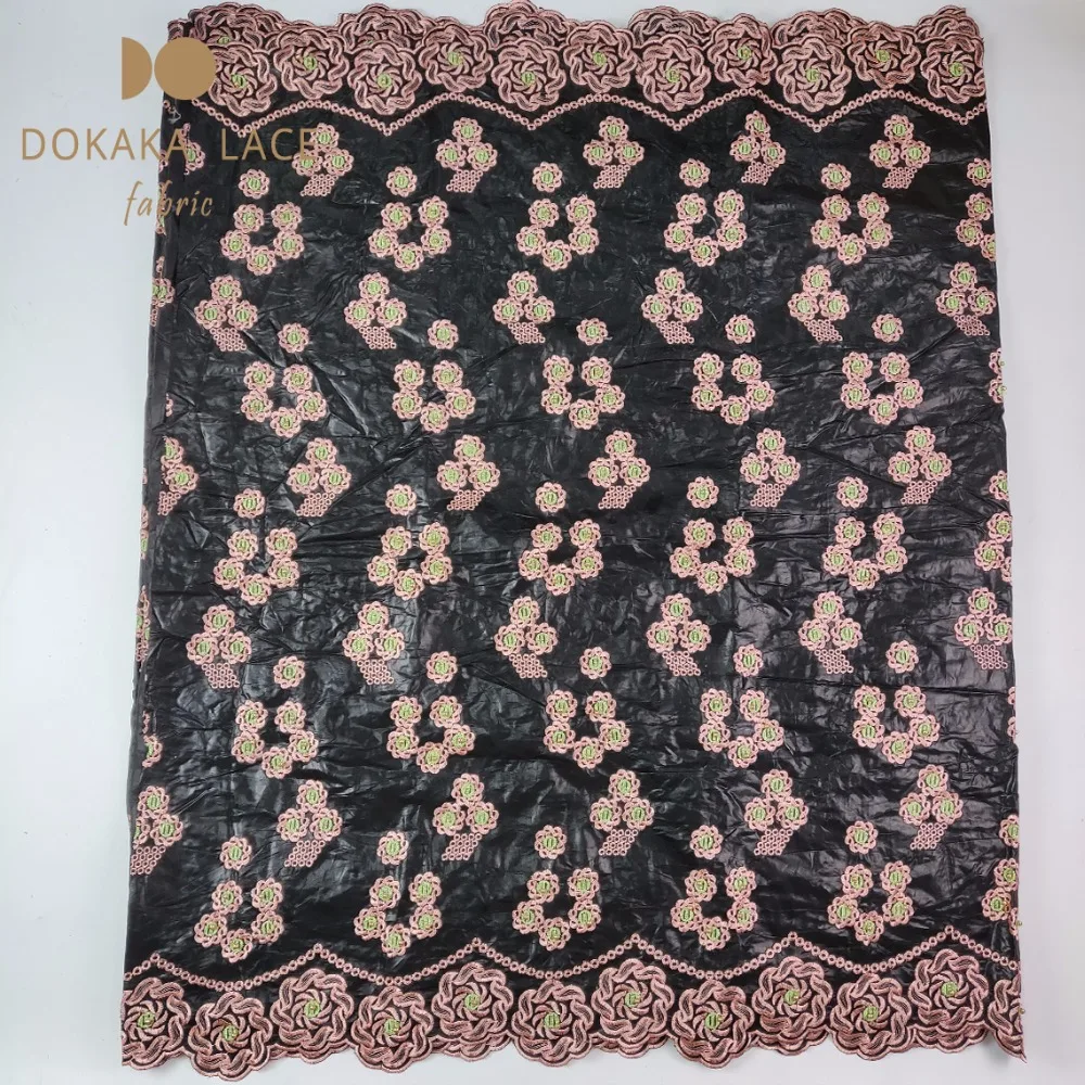 high quality High Quality Black bazin riche getzner with beads wholesale 2018 latest african Lace fabric 5yard+2yard/lot | Дом и сад